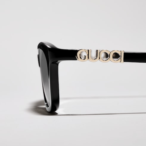 Rectangular-frame sunglasses
