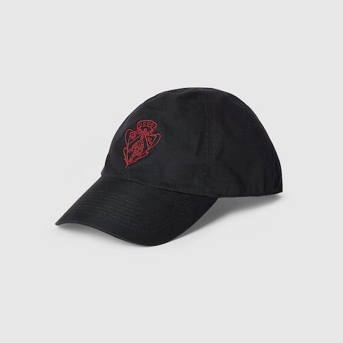 Cotton baseball hat with embroidery
