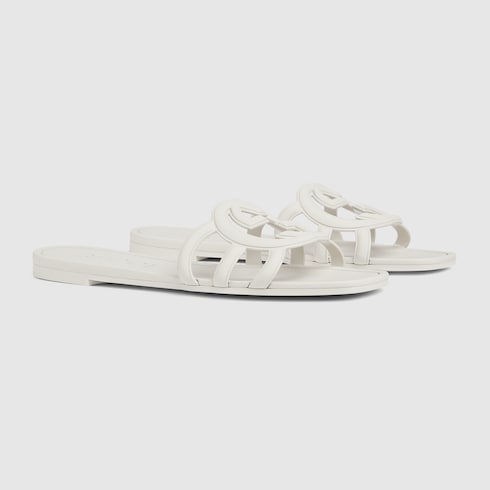 Women's Interlocking G slide sandal