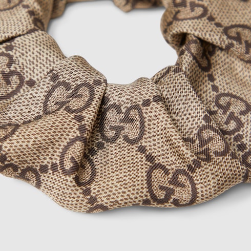 GG silk scrunchie