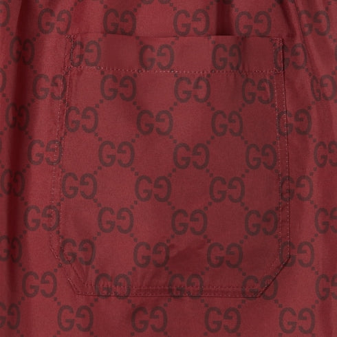 GG print nylon swim short
