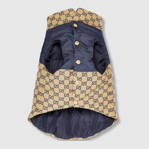 Reversible GG pet coat