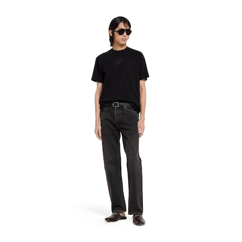 Reversible belt with rounded buckle