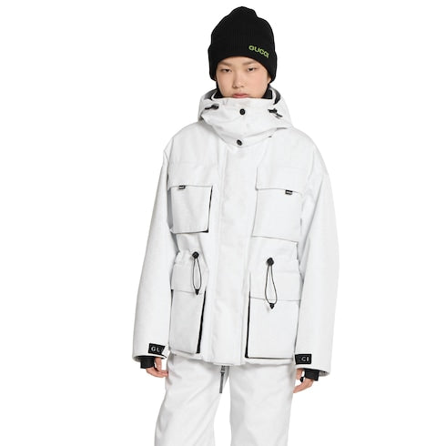 GG technical fabric jacquard jacket