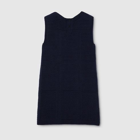 Children's cotton crochet dress