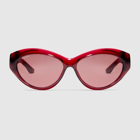 Cat eye frame sunglasses