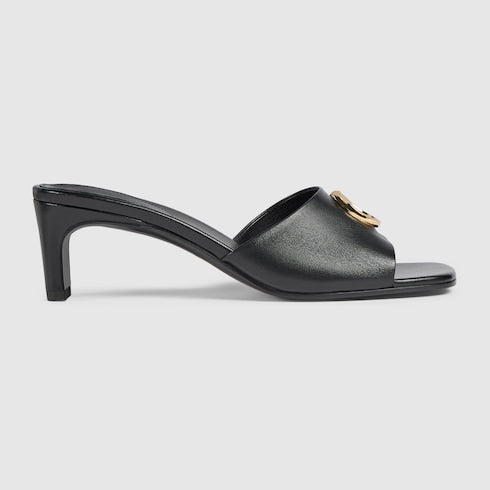 Women's slide sandal with Double G