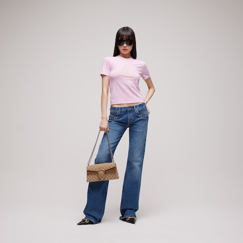 Cotton jersey T-shirt with Gucci crest