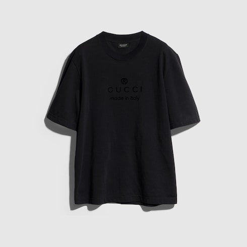 Cotton jersey T-shirt with print