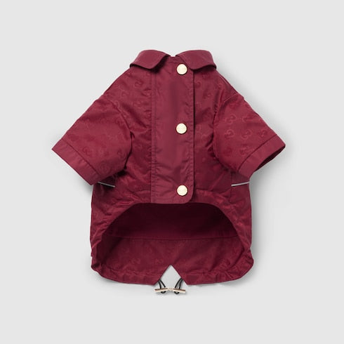 GG nylon pet rain coat