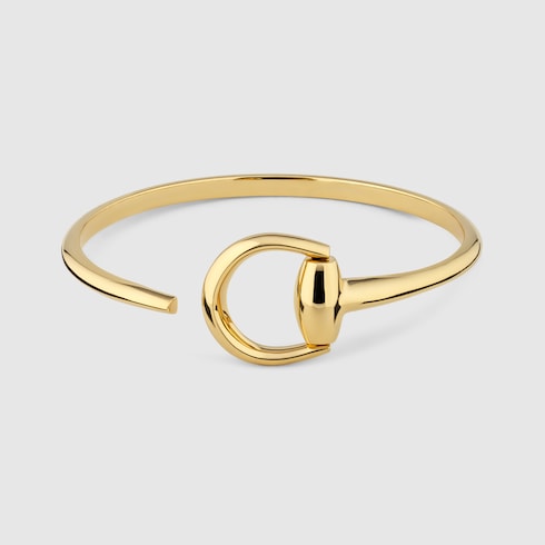 Gucci Horsebit 18k bangle bracelet
