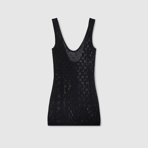 GG crystal embroidered dress