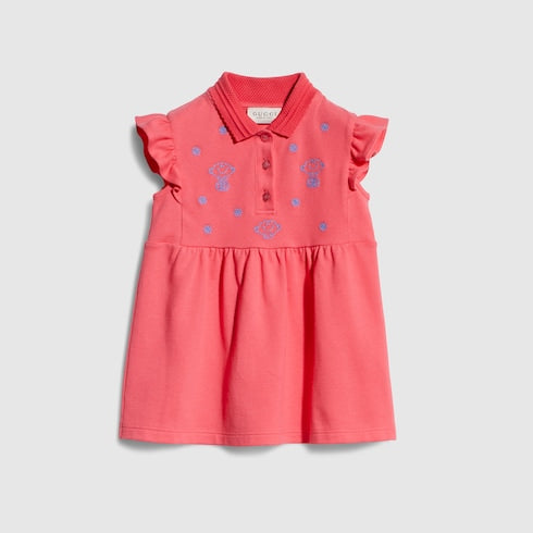 Baby cotton piquet dress