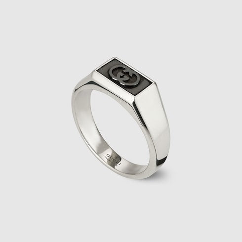 Gucci Interlocking signet ring