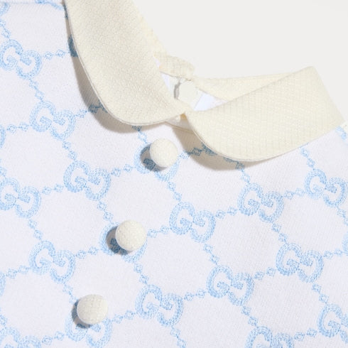 Baby embroidered cotton jersey dress