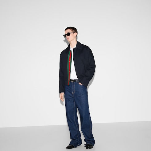 Oxford cotton shirt with Web