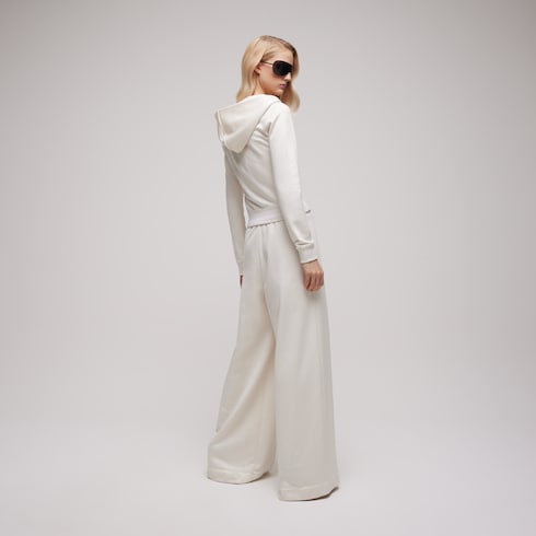 Cotton silk jersey leisure pants