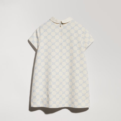Children's embroidered jersey dress