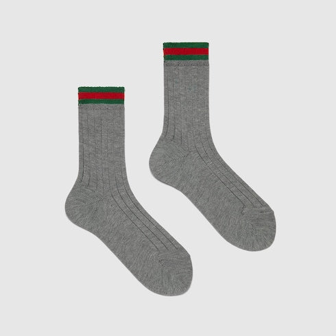Children's cotton socks with Web