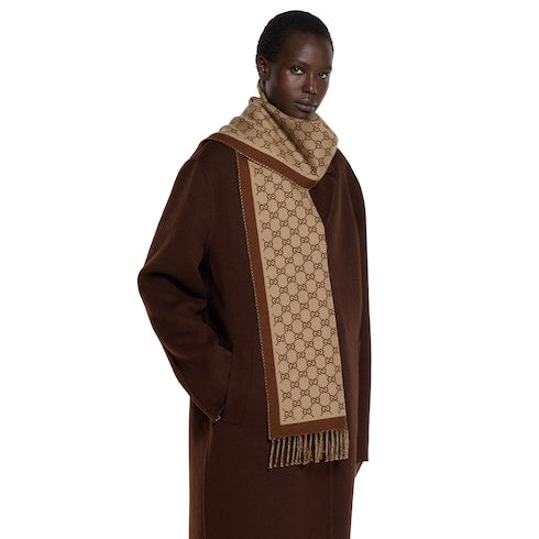 GG wool scarf