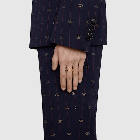 Gucci Link to Love 18k studded ring