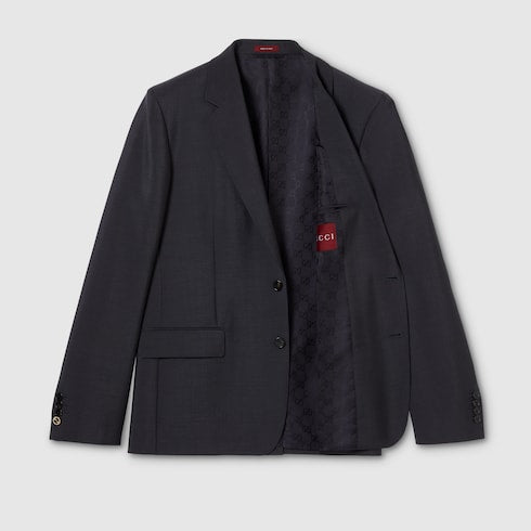 Wool mohair suit