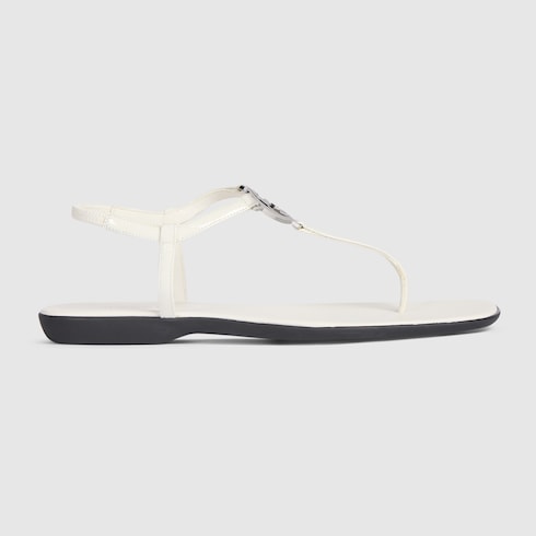 Women's thong sandal with Interlocking G