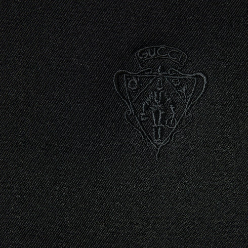 Stretch nylon gabardine zip jacket