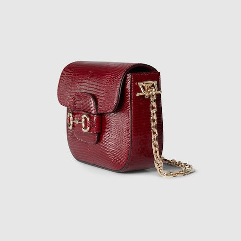 Gucci Horsebit 1955 lizard mini bag