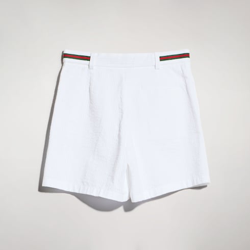 Children's crinkle cotton shorts