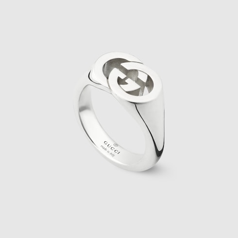 Gucci Interlocking signet ring