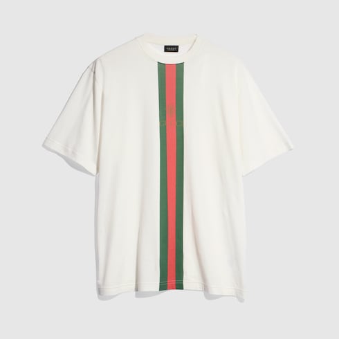 Cotton jersey T-shirt with print