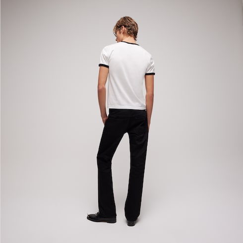 Cotton jersey T-shirt with print