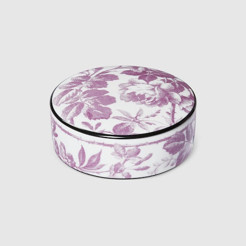 Gucci Flora Sketch print round box