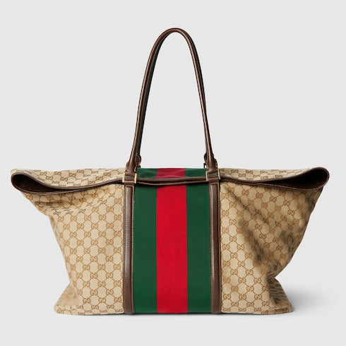 Medium GG duffle bag with Web
