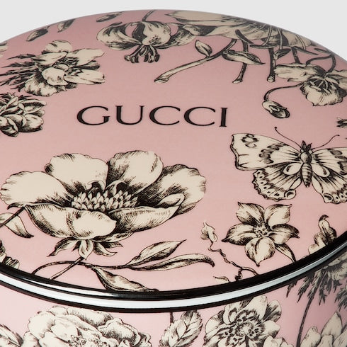 Gucci Flora Sketch print round box