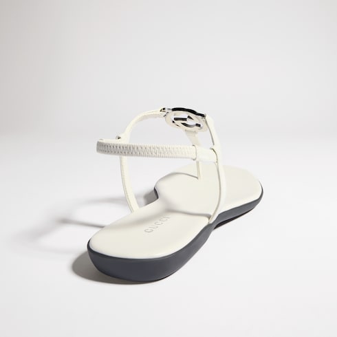 Women's thong sandal with Interlocking G