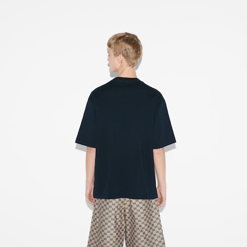 Printed cotton jersey T-shirt