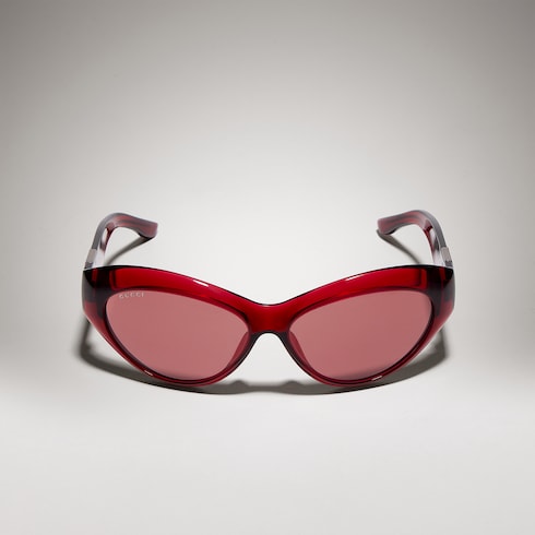 Cat eye frame sunglasses