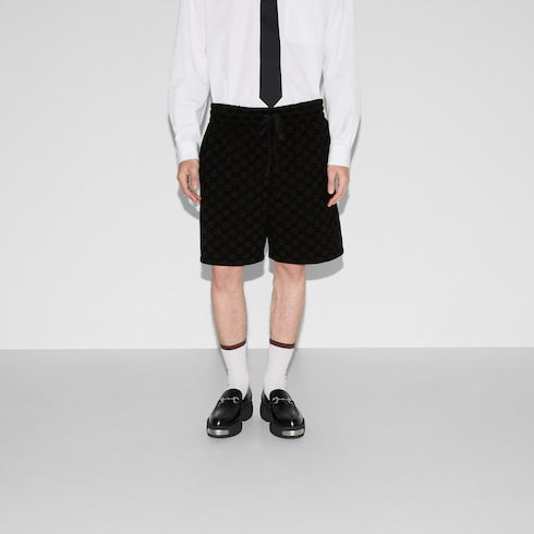 Printed jersey basketball shorts
