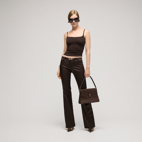 Thin belt with Horsebit buckle