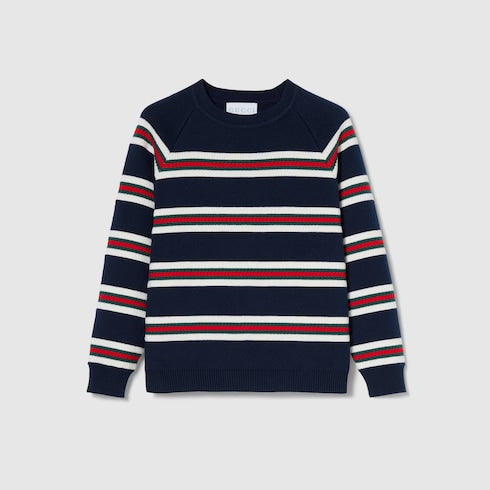 Children's cotton sweater with Web