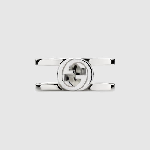 Gucci Interlocking wide ring