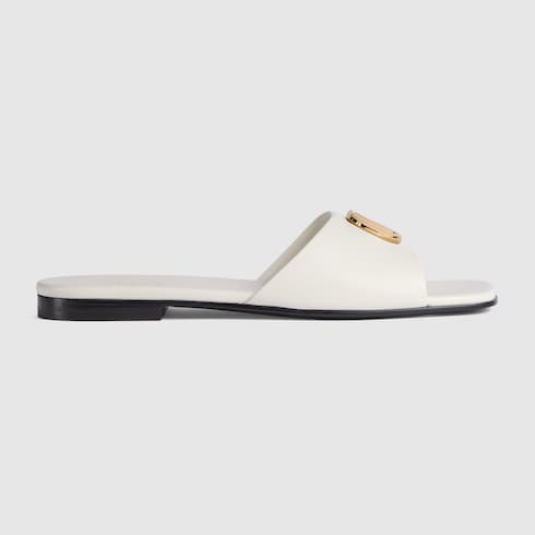 Women's slide sandal with Double G