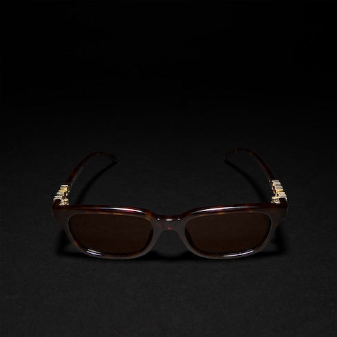 Rectangular-frame sunglasses