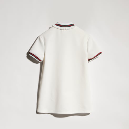 Children's jersey polo dress with Web