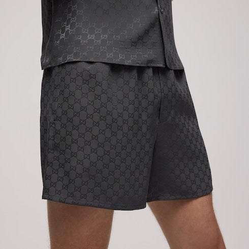 GG silk jacquard shorts