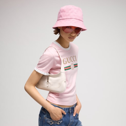 GG cotton canvas bucket hat