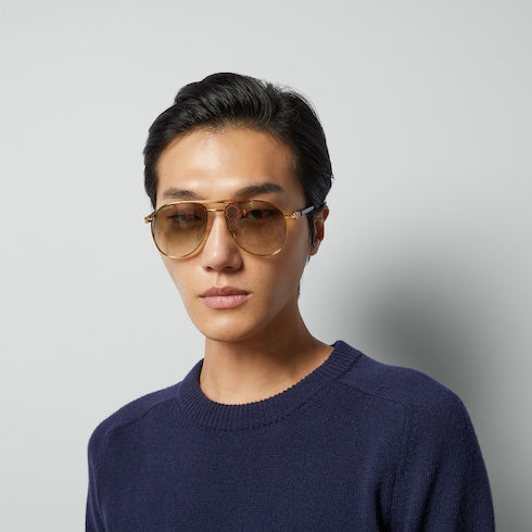 Aviator frame sunglasses