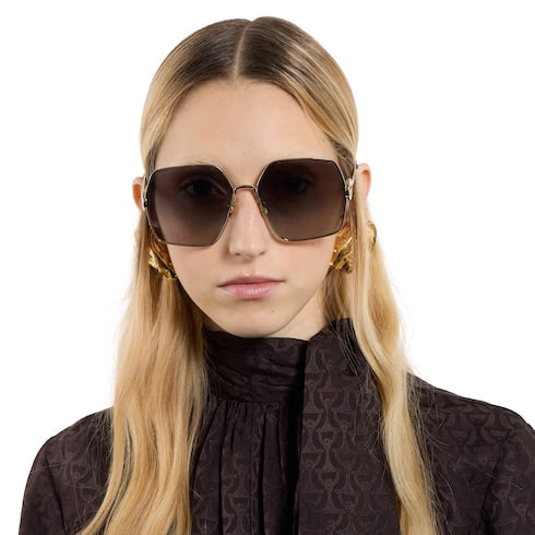 Oval frame sunglasses